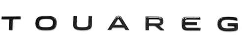 Volkswagen 760853687C041 Schriftzug Touareg Buchstaben Emblem Logo Aufkleber Modellbezeichnung, schwarz