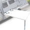 aallwwsso Camper Klapptisch für Wohnmobil, Upgrade Rv Tischbein mit ausziehbar 53-75cm, Seite hängende Holz Dinette Kabinen für Wohnmobile, Boote, Wohnwagen, Vans, 79×39cm,White