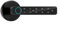 Smart Lock, serratura per porta con impronta digitale con maniglia, in legno, per interni, serratura a codice intelligente per casa, serratura senza chiave, serratura per porta d'ingresso (nero)