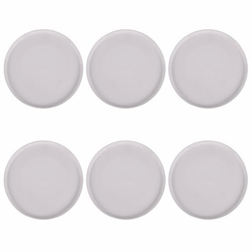 Villa d'Este Home Tivoli Set 6 piatti frutta in new bone China, bianco, Delice