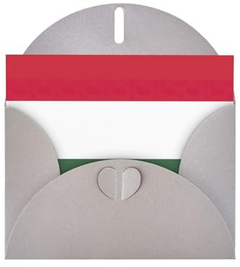 Ungarische Grußkarte Thinking of You Ungarns mit Umschlägen, Ungarn-Flagge, Grußkarten, Grußkarten, Geburtstagskarten für Geburtstag, Hochzeit, Geburtstag
