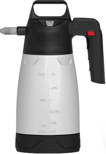 SONAX DruckpumpZerstäuber für Säuren+Alkalien (1 Stück) zum bequemen Aufbringen von säure- und alkalienhaltigen Reinigungs- und Pflegemitteln | Art-Nr. 04960050
