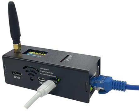 MM100 Dmr Hotspot with WLAN Ethernet Port WiFi Voice Modem Raspbery pi zerow Dstar Ysf C4fm Two Colors OLED Screen