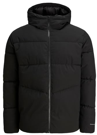 JACK & JONES Mens Global Puffer Jacket Black XXL