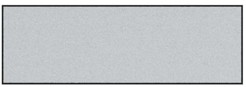 vidaXL Fußmatte Grau und Schwarz 60 x 180 cm Polypropylen und Vinyl, Moderner rechteckiger Rutschfester Fußmatte, schicker Eingangsrahmen, langlebiger Hallenteppich