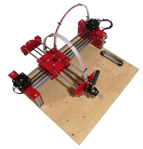 IKRANBIRD AX5 Stiftplotter Schreibroboter mit Grundplatte Open Source DIY Kit Corexy A5 Größe Programmieren lernen, muss selbst zusammengebaut werden