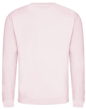 AWDis Men's Sweat Sweatshirt, Pink (Baby Pink), X-Small