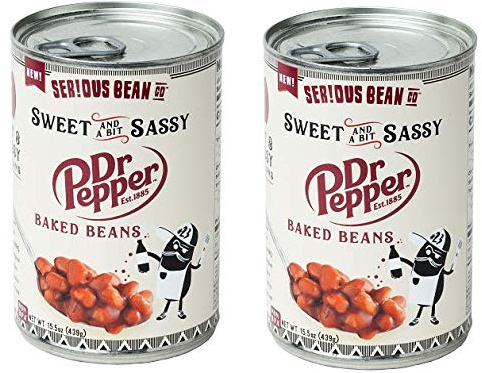 DrPepper Serious Bean Co. Baked Beans 15 oz (Pack of 2)