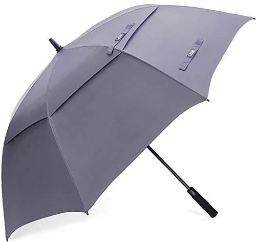 G4Free 54/62/68 Inch Automatische Öffnen Golf Schirme Extra große Übergroß Doppelt Überdachung Belüftet Winddicht Wasserdichte Stock Regenschirme