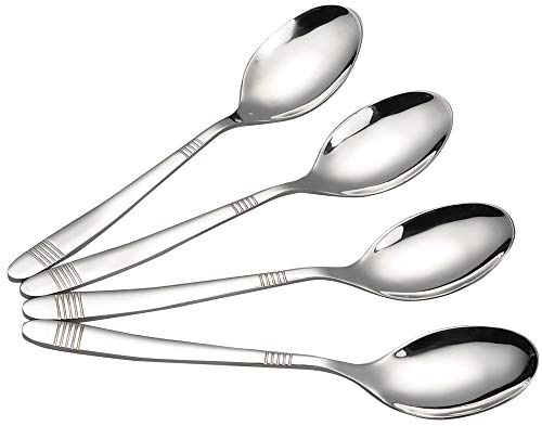 Bblina Dinner Spoons Set, 12 Pieces Table Spoons, Stainless Steel Soup Spoon