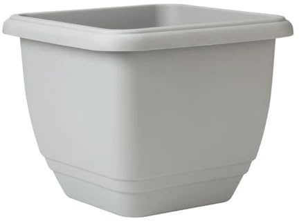 Stewarts 30cm Dove Grey Square Patio Planter