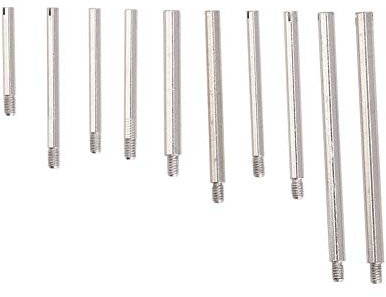 Qiterr Watch Strap Screw, Watch Tool Kit, Watch Repair Screw, Metal 10 Sizes Watch Band Strap Screw Set Watch Repair Tool Accessories with Storage Box(100pcs)