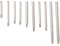 Qiterr Watch Strap Screw, Watch Tool Kit, Watch Repair Screw, Metal 10 Sizes Watch Band Strap Screw Set Watch Repair Tool Accessories with Storage Box(100pcs)