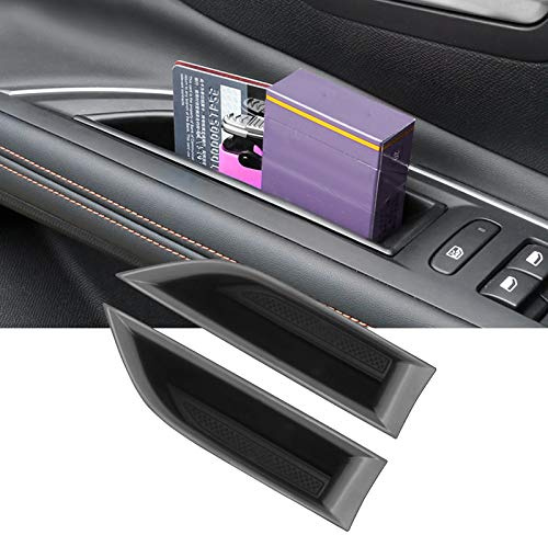 YEE PIN Car Door Storage Box for Peugeot 3008 5008 2017-2022 2023 Organizer Car Door Console Side Pocket Save Small Change ABS Materials