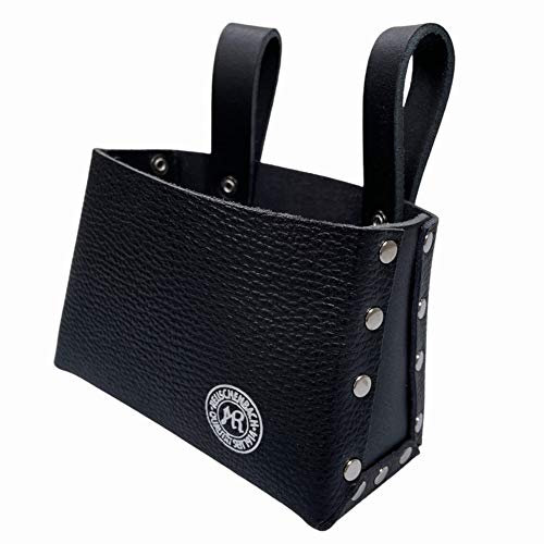 Reuschenbach Nageltasche SPEZIAL genietet, aus schwarzem Leder