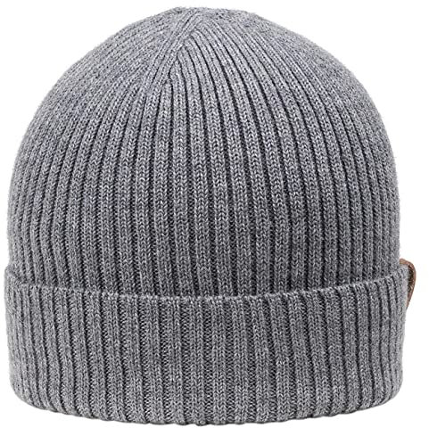 GIESSWEIN Beanie Lugauer - Merino Mütze mit Umschlagrand, Damen & Herren Umschlag Cap aus 85% Merinowolle, Unisex Herbst & Winter Strickmütze, one Size