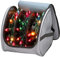 Premium-Aufbewahrungstasche Für Weihnachtslichter – Strapazierfähiges, Reißfestes 600d/pvc-Material Innen Mit Verstärkten Griffen – Mit 3 Rollen Für Bis Zu 114 M Mini-Weihnachtsbaumlichter – Grau