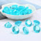 120 Stück Acryl Diamanten Dekosteine,Acryl Diamant Edelsteine Streudeko Tischdeko Acrylschmuck für Hochzeit Geburtstag Weihnachten Party Vasenfüller Piratenparty Schatzsuche Dekoration,blauer See