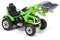 DREAMADE 12V Kinder Sitzbagger, Kinderbagger mit Schaufel & Hupe, Kinderauto Bagger, Aufsitzbagger elektrischer Sandbagger, Schaufelbagger, Trettraktor für Kinder ab 3 Jahre, bis 30kg belastbar (Grün)