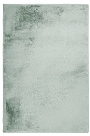 Teppich HEAVEN in Felloptik in verschiedenen Größen und Farben, Farbe:jade (grün), Größe:80 x 150 cm