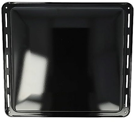 vhbw Oven Tray, 42.2 x 37.6 x 4 cm, Enamelled, Non-Stick Coated, Dishwasher-Safe Compatible with Zanker ZKHxxxxx Serie