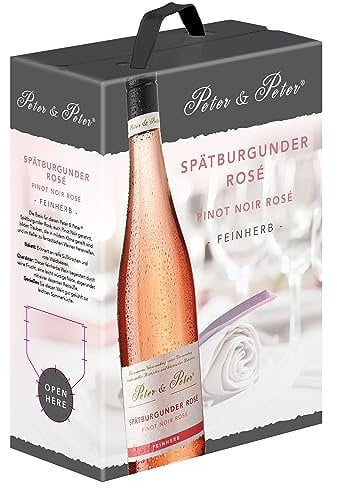 Peter & Peter Spätburgunder Rosé Qualitätswein feinherb (1 x 3 l)