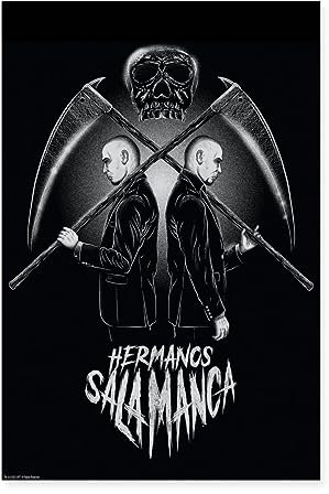 Spreadshirt Breaking Bad Brüder Hermanos Salamanca Zwillinge Poster 60x90 cm, One size, Weiß