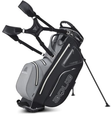 Big Max Aqua Hybrid 3 Wasserdichte Golftasche, Grau / Schwarz