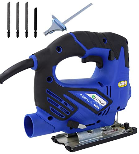 850W Sierra de calar eléctrica con cable Péndulo Madera Metal Plástico Corte Azul Fácil de usar