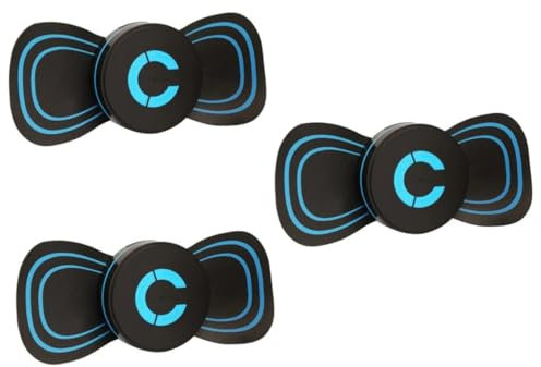 Gatuida 3sätze Vibrationsmassage-pad Für Nacken Professionelles Tragbares Massagegerät Mit Mehreren Funktionen Kabellos Für Schmerzlinderung Und Entspannung Für Hause Und Unterwegs