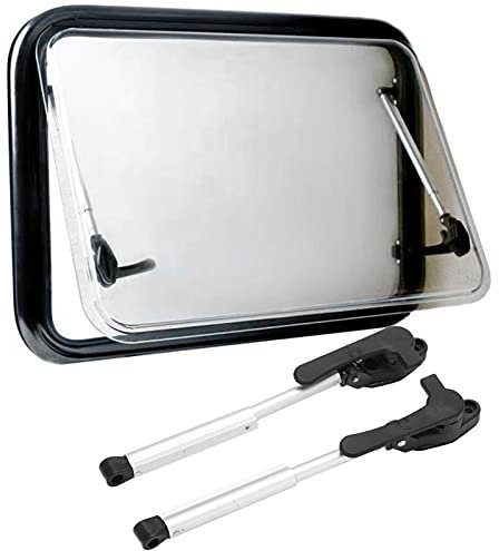 TKSE Puntone per Alzacristalli per Camper, 2 Pezzi 180-230mm Bracci Per Finestra Per Roulotte Puntone di Sollevamento Telescopico in Lega di Alluminio con Resistenza All'ossidazione Per Yacht Per