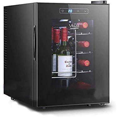 Suuim Cantinetta frigo per Vino Frigo a compressore da Libera Installazione e refrigeratore per Vini Rossi e Bianchi Cantinetta per Vino con Porta in Vetro con Memoria Digitale Temperatura