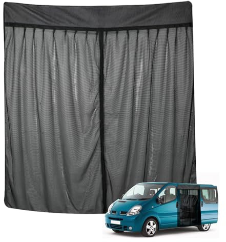 JinsenTGG Mosquitera de Coche Compatible con Renault Trafic, Mosquitera para Puerta Lateral de Coche, Mosquitera Magnética de Una Sola Capa Transpirable para Acampar