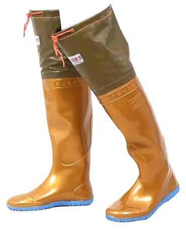 JCWGLY Stivali da Pesca Trampolieri Da Pesca A Mosca Per Uomo E Donna Per Trampolieri E Caccia, Stivali Da Trampoliere Al Ginocchio Alti 60 Cm Leggeri E Robusti(40 EU)