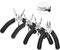 Mardatt 4Pcs Jewelry Pliers Set, Schmuck Zangen Set, Schmuck machen Werkzeuge umfassen Nadelzange, Rundzange, gebogene Zange, Drahtschneider für Schmuck machen Zubehör