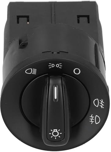 JINQFENG Modulo Sensore Luce Interruttore Fari, per Polo 6R UP Seat MII 2012-2018 Fari Interruttore, Interruttore di Controllo Lampada Faro Automatico (1 Pezzo)