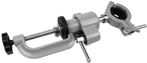Sarini Electric Drill Clamp, Electric Drill Stand, Universal Aluminum Alloy Clamping Stand Power Tool Accessories, For Home Or Shop Auxiliary Drilling, Woodworking Rotary Tool