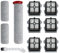 10 Stück Ersatzteile Bürstenwalze und Filter Zubehörset für Roborock Dyad Pro/Dyad Pro Combo Nass und Trockensauger (3 bürste, 6 Filter, 1 Reinigungsbürste) Ersatzteile für Roborock Dyad Staubsauger