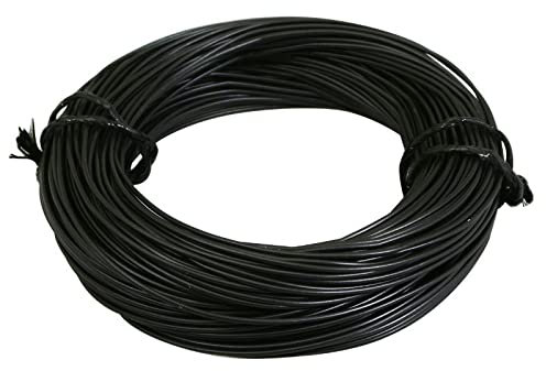 cyclingcolors cable electrico 5 metro unipolar conductor cobre coche moto, 1mm2 negro