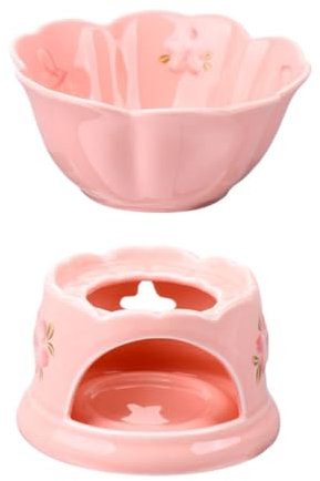 FELTECHELECTR Electric Chocolate Fondue Ceramic Melt Pan Chocolate Fountain Machine Candle Base Easy Heat Preservation Cooking