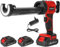 Pistolet à Silicone électrique pour Makita, 18V Pistolet à Colle Electrique, 1500mAh Pistolet Silicone, 4 Vitesses, Pistolet à Cartouche de 300ML avec Lumière LED, pour Sceller, Étanchéifier