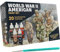 The Army Painter, Historical: WWII American Paint Set Combo, 20 x 18 ml Warpaints Fanatic: 14 acrylic, 4 Washes, 1 Effect, 1 Metallic & 1 Brush - Miniature Paint for U.S. Armed Forces in World War II