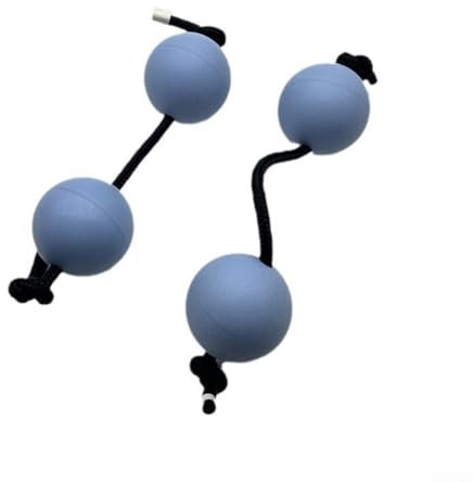 Sand Eggs Asalato Shakers Instrumento de percusión africana tradicional para crear música rítmica (azul)