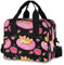 RPLIFE Lonchera con diseño de gatitos naranjas para hombre, 29 x 19 x 24 cm