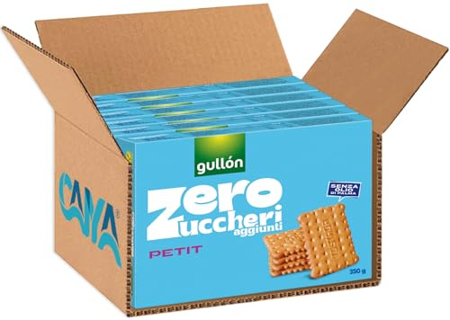 6X Gullon Petit Tostada Biscotto con Zero Zuccheri Aggiunti 350g