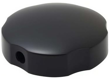 Badewannen Drehknopf,74 mm Schwarze Messingkonstruktion,Ablassschalter und Überlaufschutzvorrichtung,Modernes Design Runde Form,Wasserdurchflusskontrolle, Badezimmerarmatur