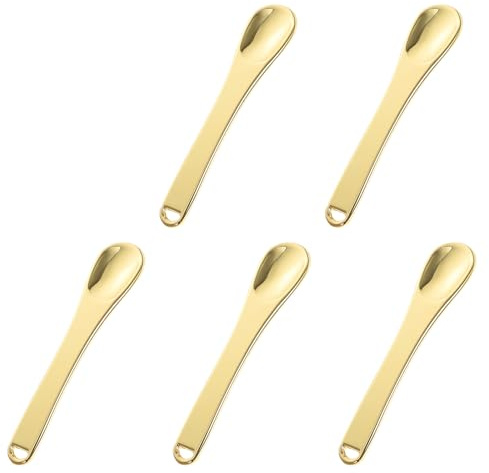 SKISUNO Cuillères à Crème Visage et Massage des Yeux en Alliage de Zinc Lot de 5 Outil Pratique pour Réduire les Rides
