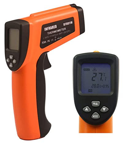 Thermco TCT8011H AccuTherm Dual Laser Infrared Thermometer, -50 to 1100 Degree C