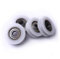 ATOPLEE- Lot de 4 roulettes en nylon avec rainures - Pour portail coulissant, barres d'angle, tiroirs-8x30x10mm