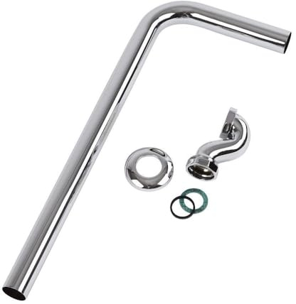 MILANO Shallow Seal Bath Trap Outlet Pipe Chrome